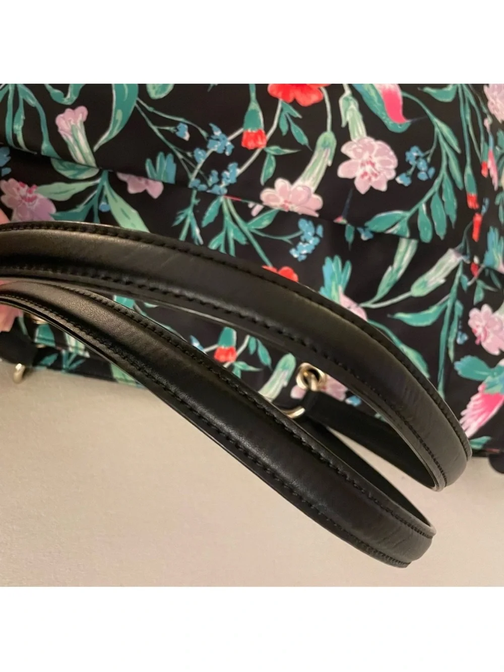 Kate Spade Watson Lane Pauline Hummingbird Floral Diaper Bag with Changing Pad